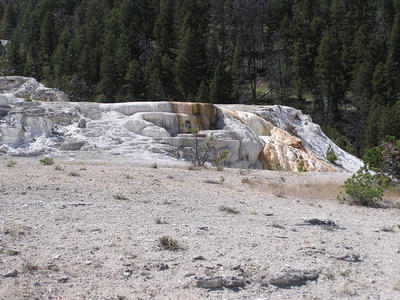 Mammoth Hot Springs formation