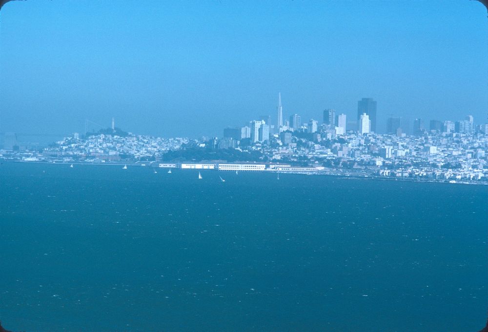 SF from Golden Gate bridge