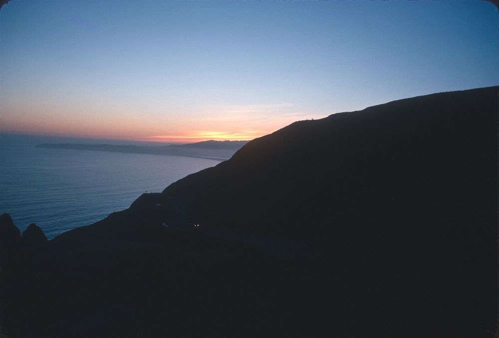 Sunset near Stinson Beach